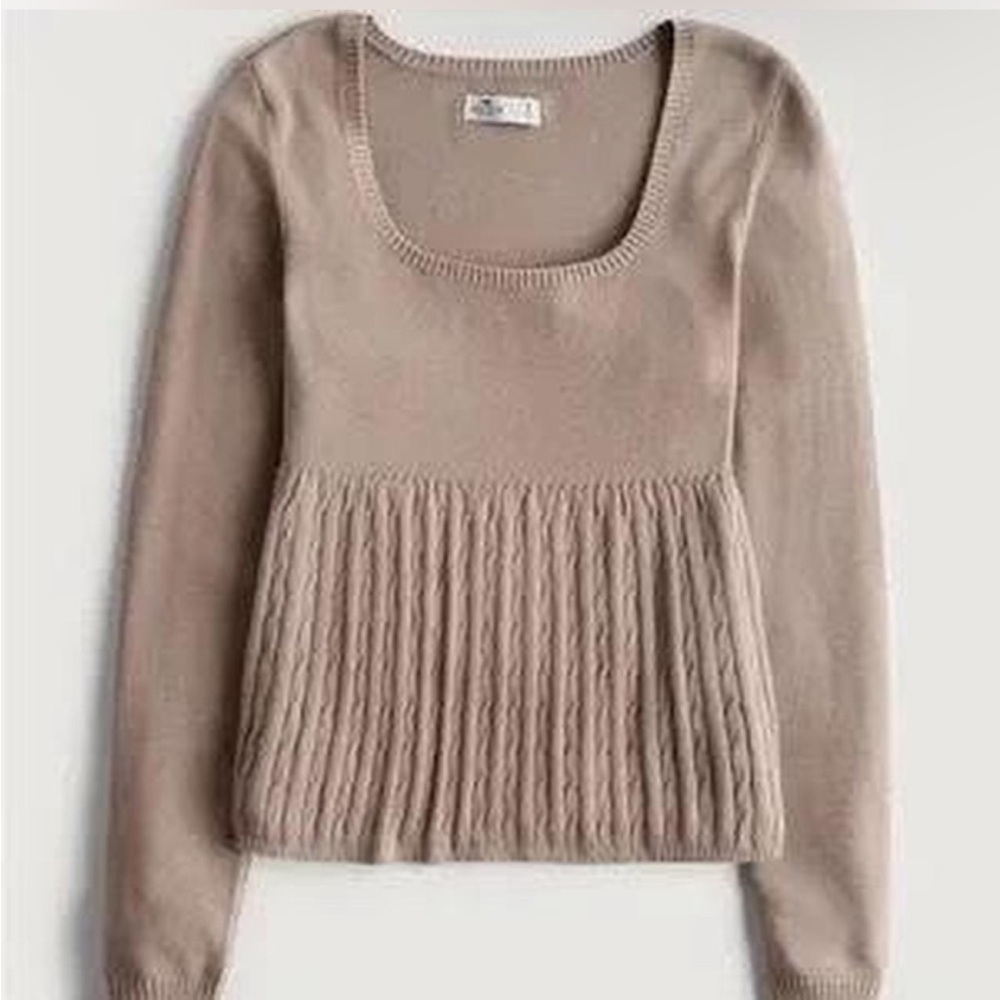 Hollister babydoll sweater